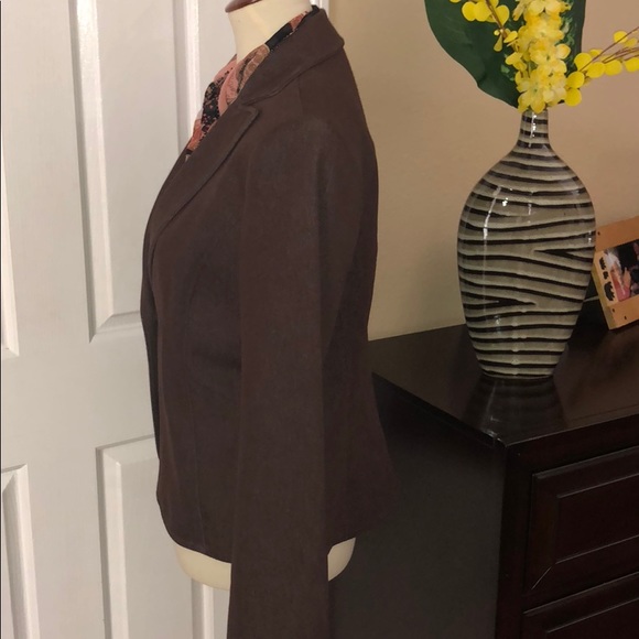 BANDOLINO BROWN DENIM BLAZER - Picture 6 of 6